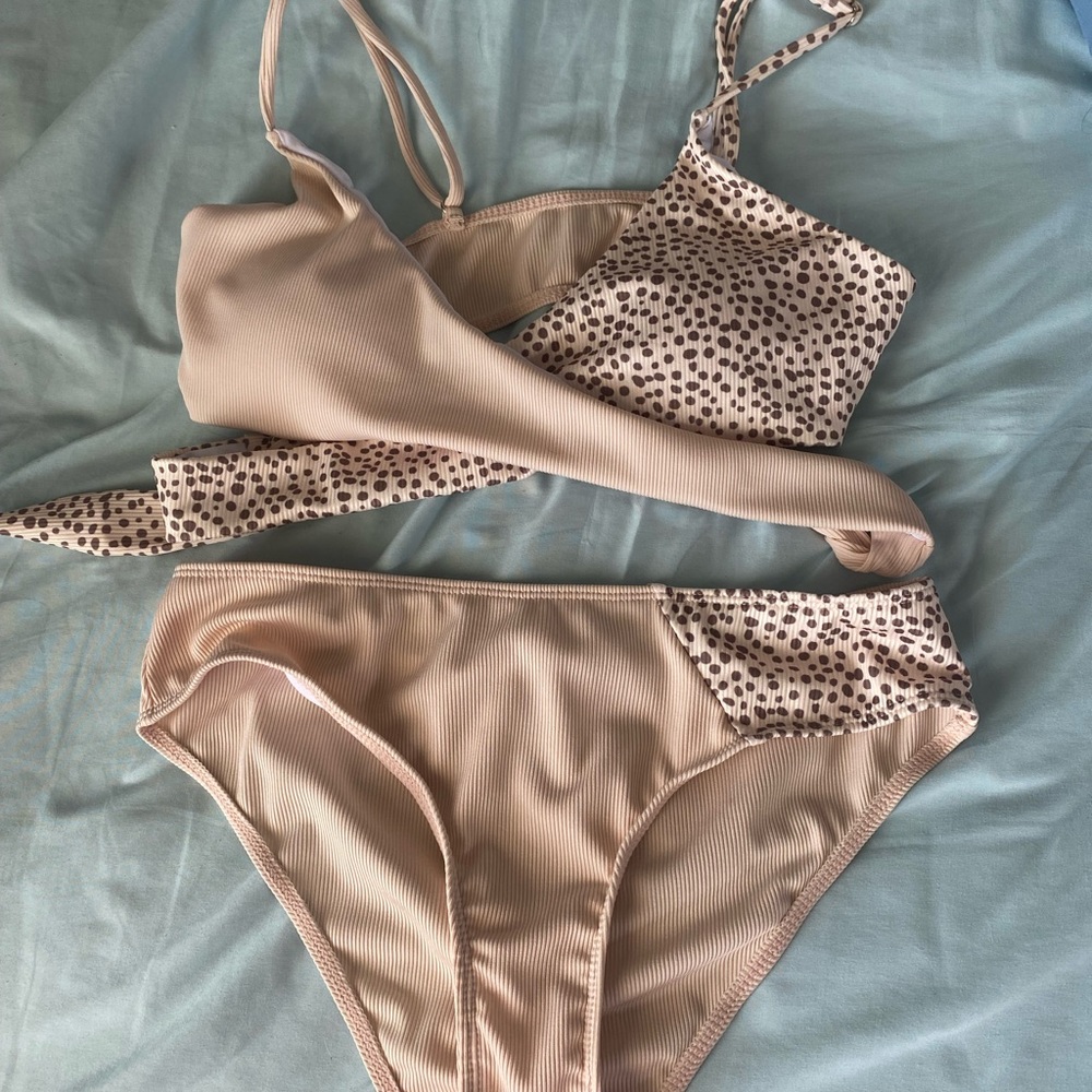 Wrap front bikini